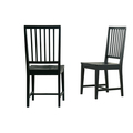 Alaterre Furniture Vienna Wood Dining Chairs, Black (Set of 2) ANVI01WDC